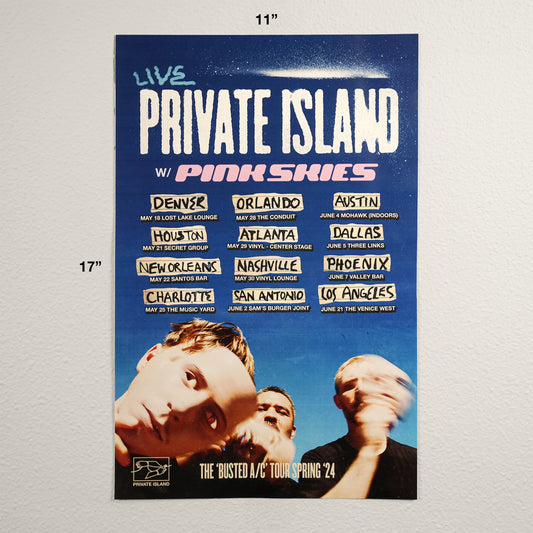 Busted A/C Tour Poster